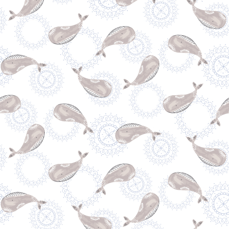 RJ5902-AS3 Wave And Sea - Ripple Effect - Arctic Sea Fabric