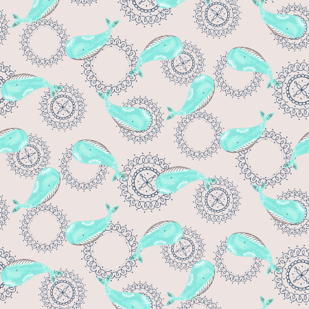 RJ5902-ML1 Wave And Sea - Ripple Effect - Marine Layer Fabric