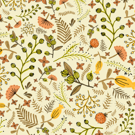 RJ3700-YL3 Whimsical Fleur De Joy - Spring Mix - Yellow Lime Fabric