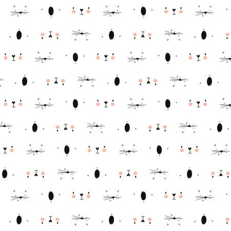 RJ4103-BL1 Wild Ones - Peek - Blush Fabric