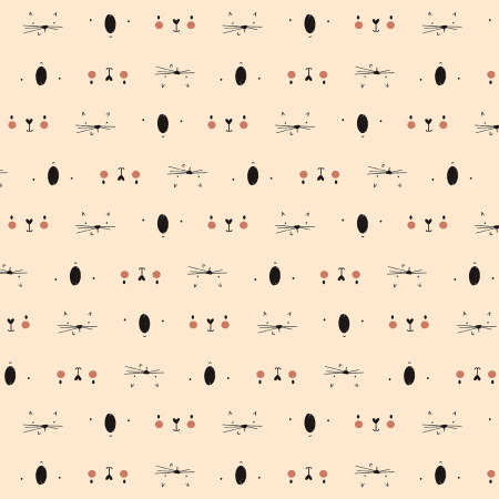 RJ4103-PE3 Wild Ones - Peek - Peach Fabric