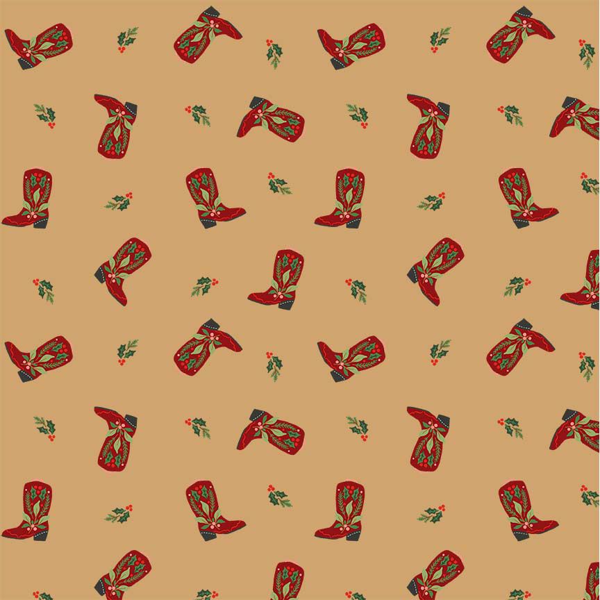 TOSSED HOLIDAY COWBOY BOOTS
