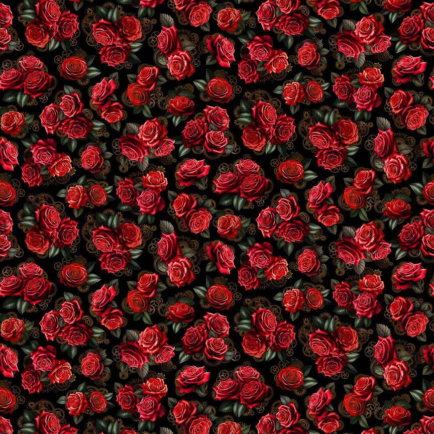 ROSES & CLOCK GEARS