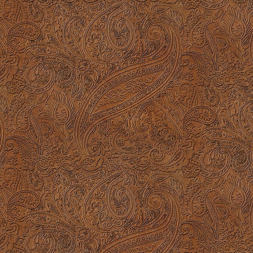 TOOLED LEATHER PAISLEY
