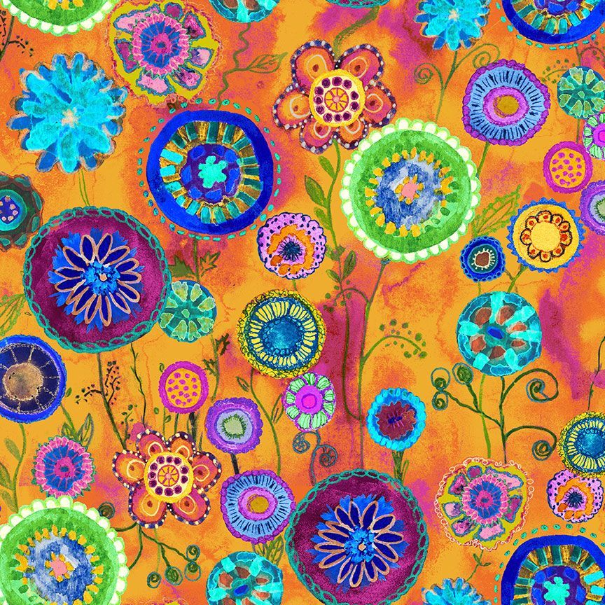 STITCH FLORAL MEDALLIONS