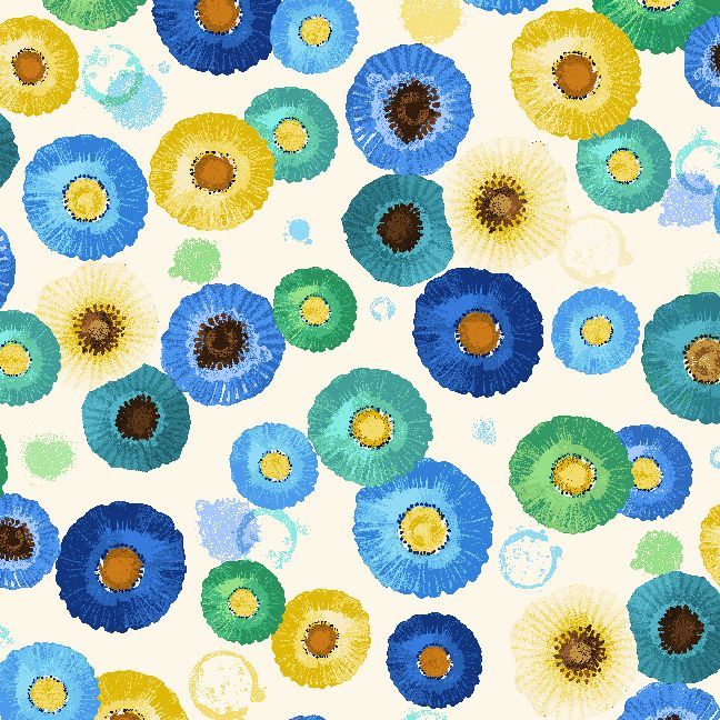 TOSSED POPPIES GEO