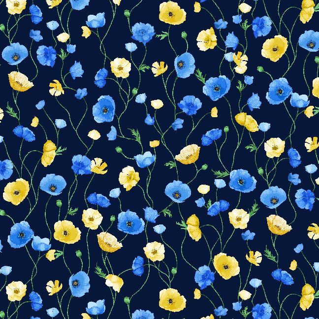 POPPIES ON VINES