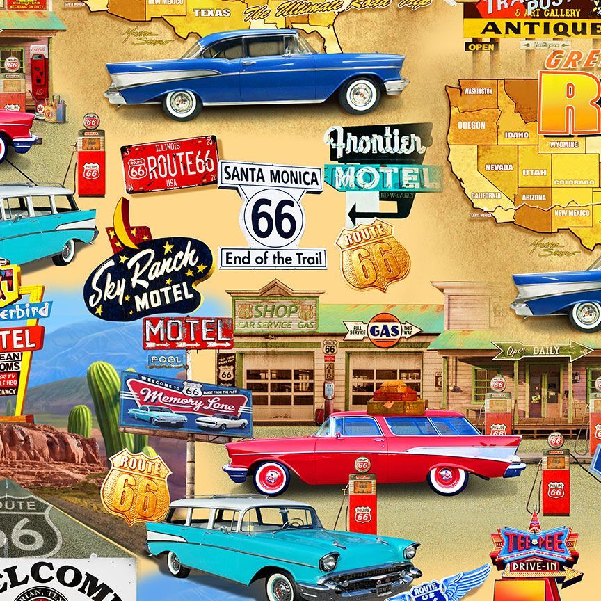 ROUTE 66 COLLAGE