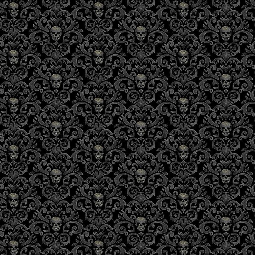 SKULL DAMASK PATTERNS