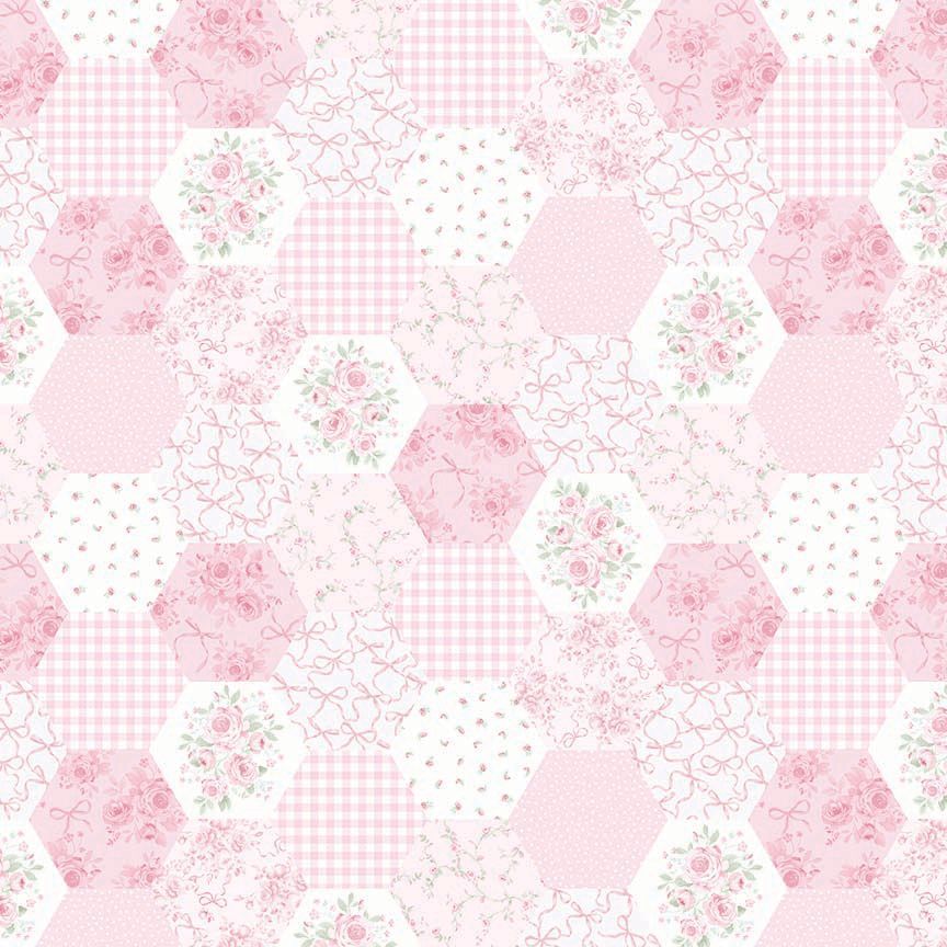 PRETTY IN PINK HEXAGONS
