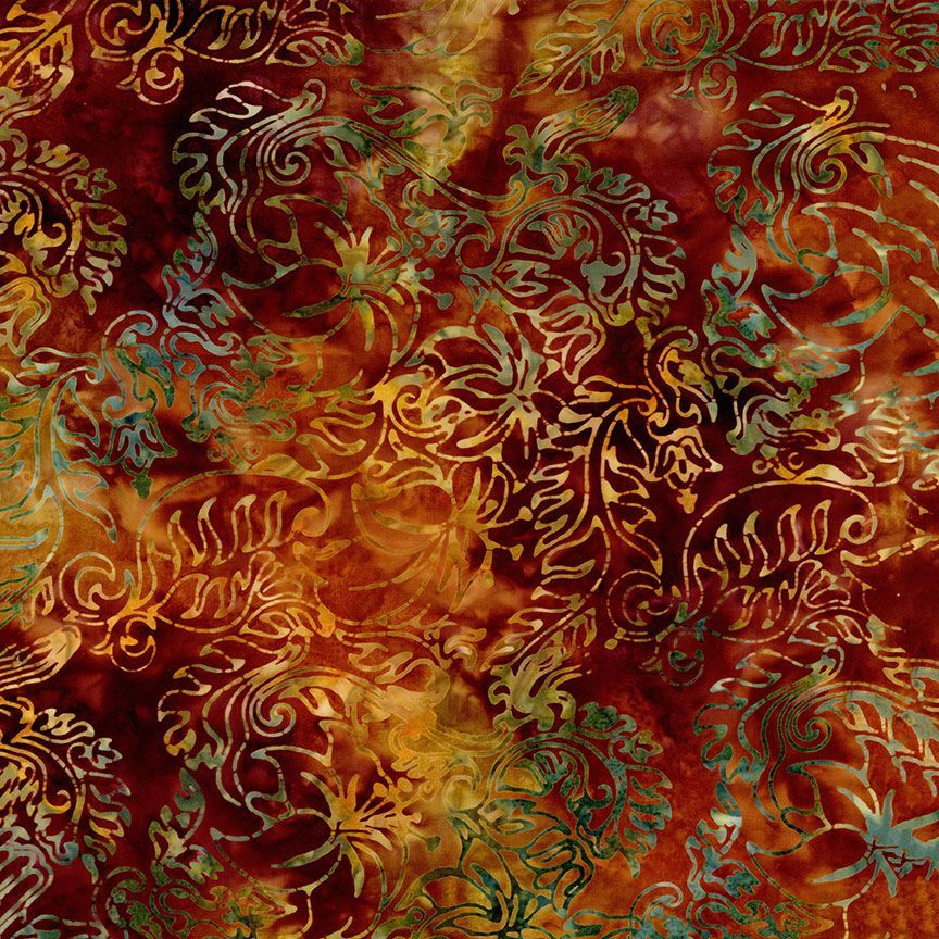 STAMPED TROPICAL LEAVES