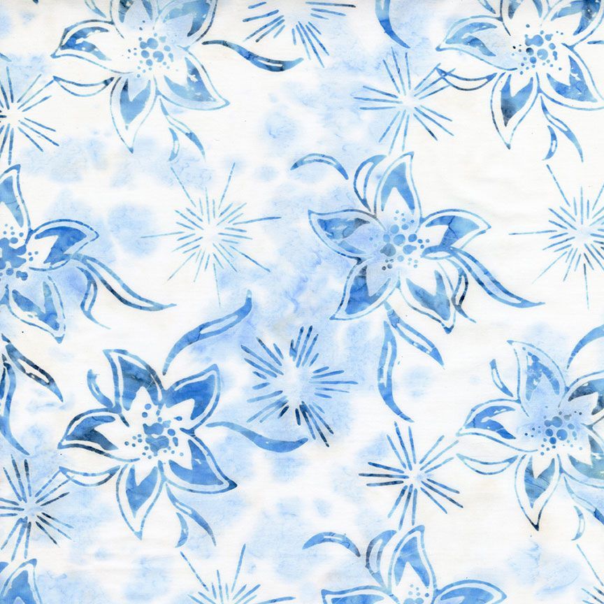 TROPICAL FLOWERS & STAR BURSTS