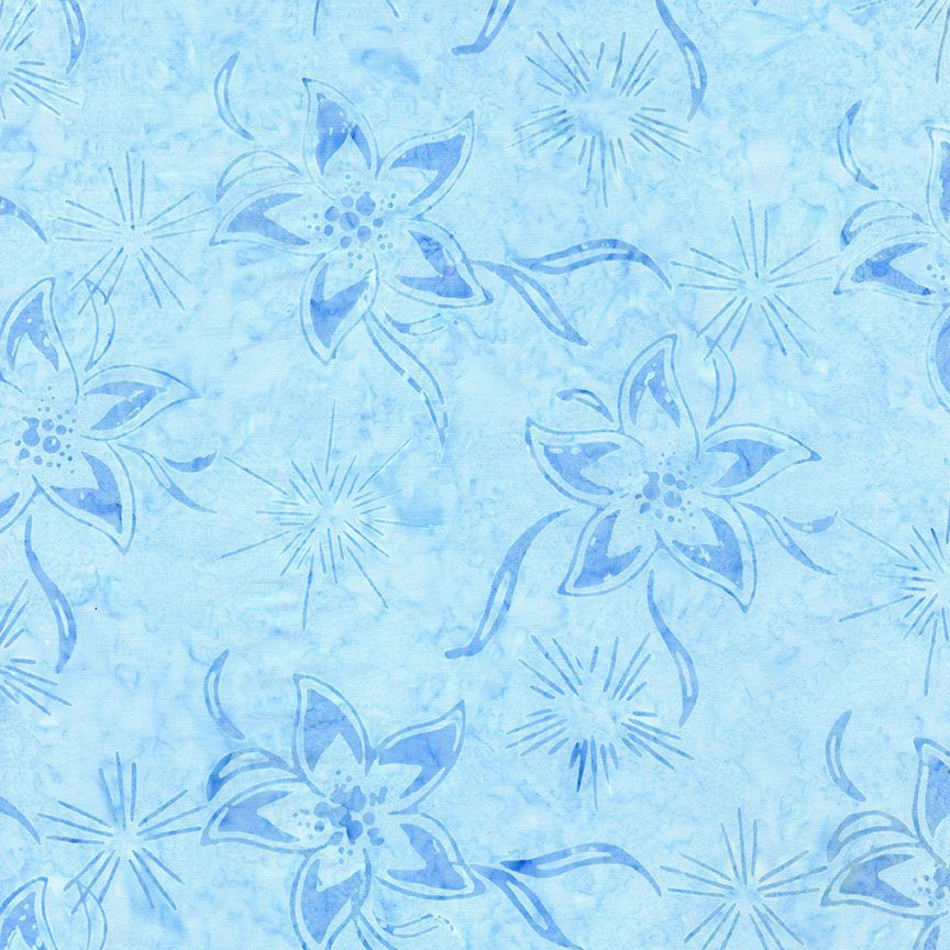 TROPICAL FLOWERS & STAR BURSTS