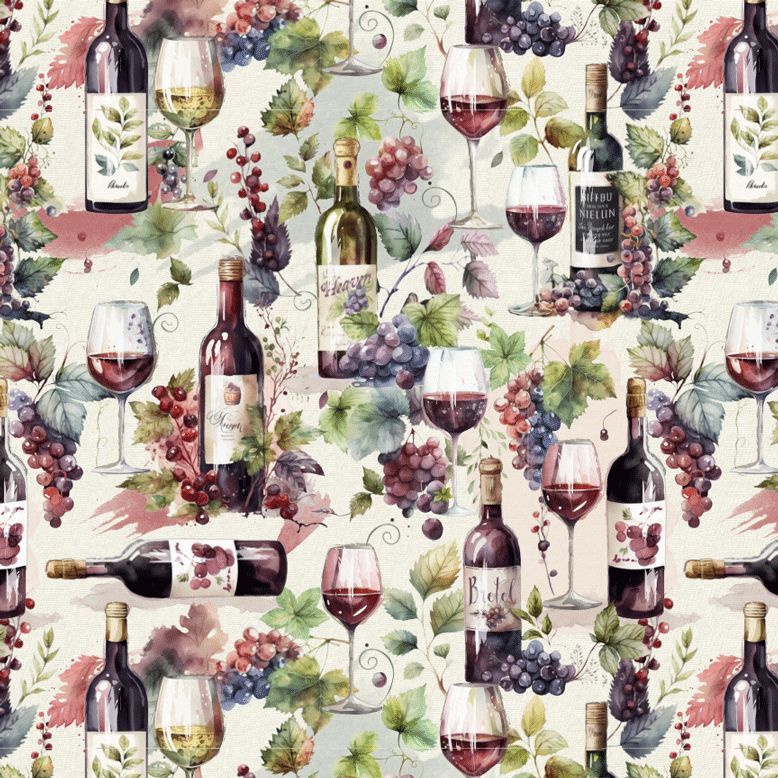 WINE BOTTLES & GLASSES