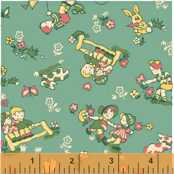 30609-6 quilting fabric from the Storybook VII ca. 1930 collection by Windham Fabrics