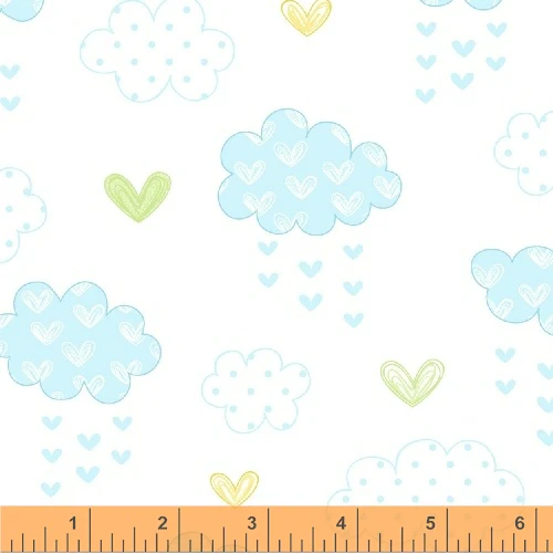 35400-2 quilting fabric from the Welcome Baby Flannel collection by Windham Fabrics