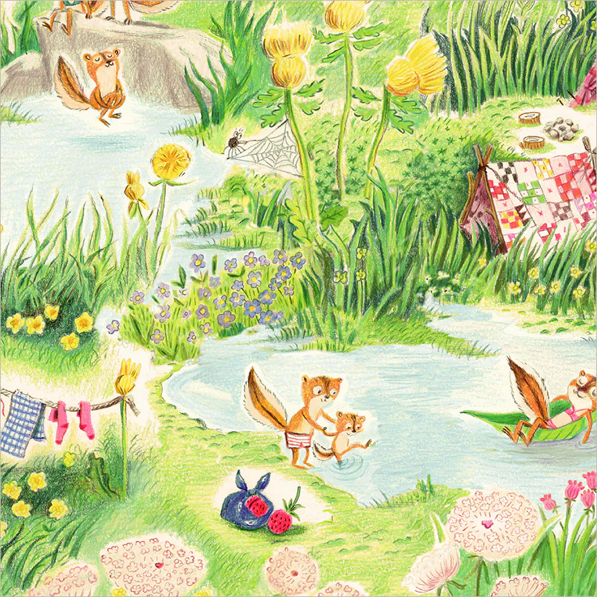 Chipmunks Camping