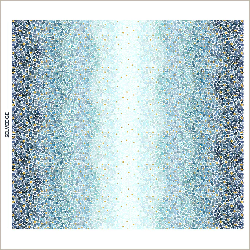 Sea Glass Double Border